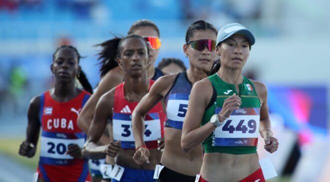 Atletas de Cuba y México compiten en atletismo en los Juegos Centroamericanos Santo Domingo 2026