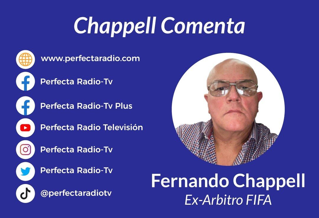 Fernando Chappell, ex árbitro FIFA, panel de contacto y redes sociales