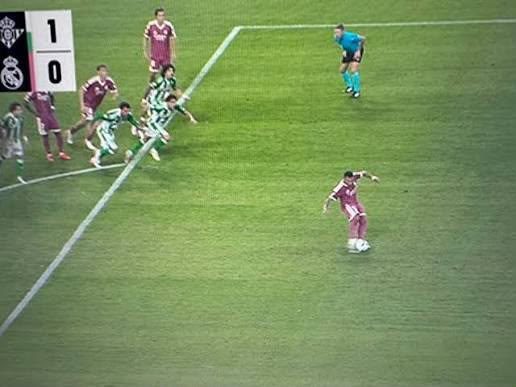 Jugada polémica Real Betis vs Real Madrid